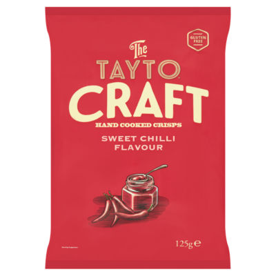 Craft Hand Cooked Crisps Sweet Chilli Flavour 125g thumbnail 2