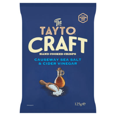 Craft Hand Cooked Crisps Causeway Sea Salt & Cider Vinegar 125g thumbnail 2