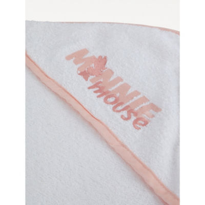 White Minnie Mouse Hooded Towel thumbnail 4
