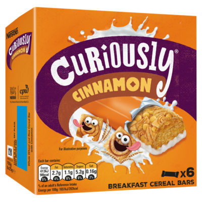 Nestlé  Cinnamon Breakfast Cereal Bars Multipack 6 x 25g 150g thumbnail 3