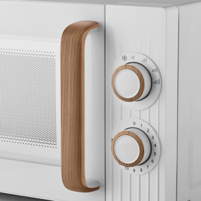 White Scandi Manual Microwave GMM201WW-21 thumbnail 3