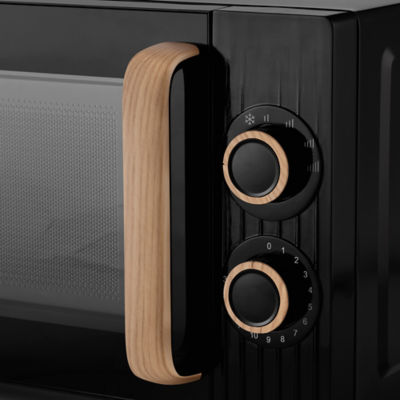 Black Scandi Manual Microwave GMM201WB-21 thumbnail 4