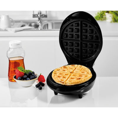 Black Non-Stick Waffle Maker GWM101B-21 thumbnail 3