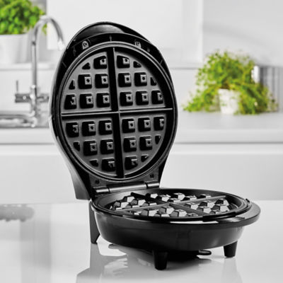 Black Non-Stick Waffle Maker GWM101B-21 thumbnail 4