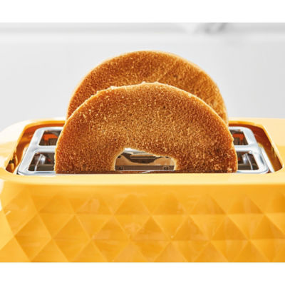 Yellow Textured 2-Slice Toaster GTT101Y-21 thumbnail 3
