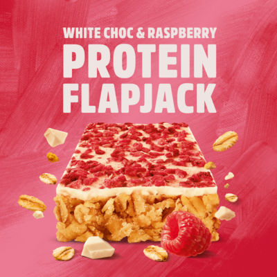 Protein Flapjack White Choc & Raspberry 3 x 40g thumbnail 4