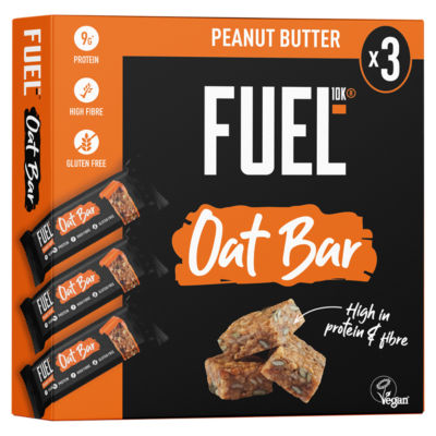 Peanut Butter Protein Cereal Oat Bars 3x45g thumbnail 2