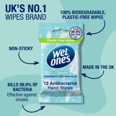 Be Gentle Antibacterial Hand Wipes x 12 thumbnail 4