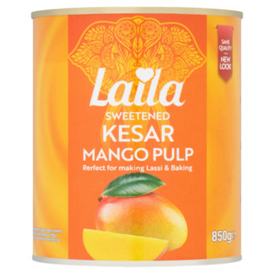 Sweetened Kesar Mango Pulp 850g