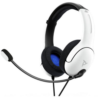 Licensed Lvl40 Stereo PS5, PS4 & PC Headset - White thumbnail 2