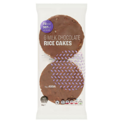 6 Milk Chocolate Rice Cakes 90g thumbnail 2