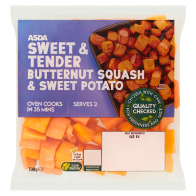 Diced Butternut Squash & Sweet Potato 300g thumbnail 2