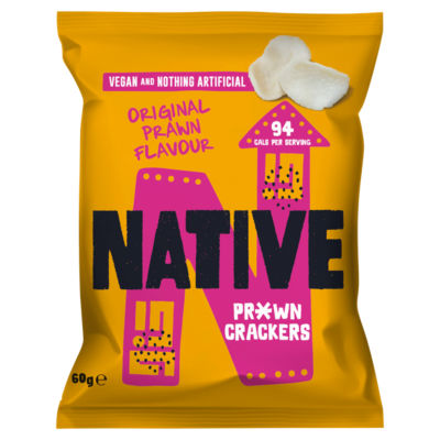 Native Vegan Prawn Crackers - Original Flavour Sharing Bag