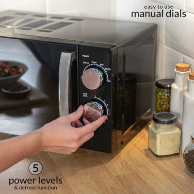 RHRETMM705B 17L 700W Manual Microwave - Black thumbnail 5