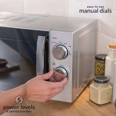 RHMM719S Compact, Manual Microwave 17L, Silver thumbnail 4