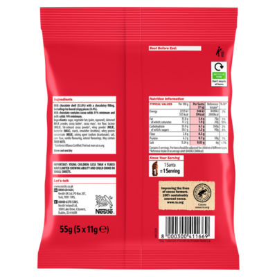 Santa Milk Chocolate Bag 55g thumbnail 4