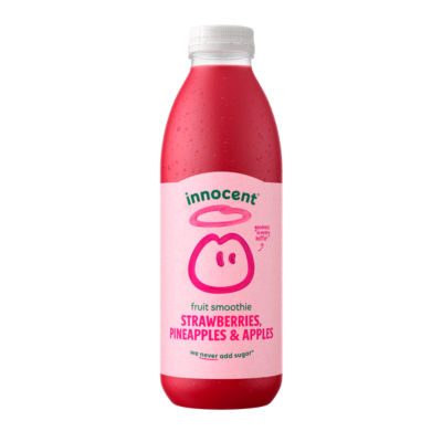 innocent Strawberries Pineapples & Apples Smoothie 750ml thumbnail 3
