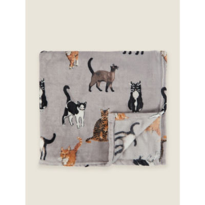 Natural Cat Super Soft Throw - 150cm x 120cm