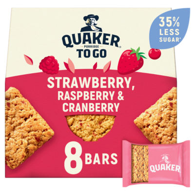 Porridge To Go Mixed Berries Breakfast Bars 8x55g