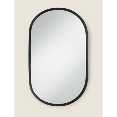 Black Lozenge Mounted Mirror thumbnail 3