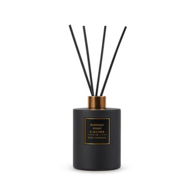 Classic Midnight Peony and Leather Large Reed Diffuser thumbnail 3