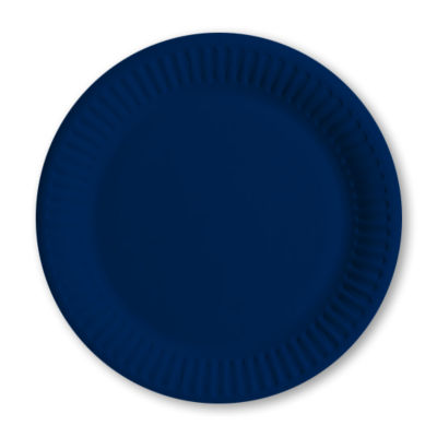 Navy Paper Plates 12pk thumbnail 2