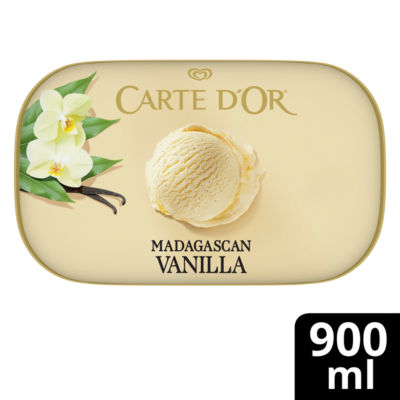 Carte D'or Madagascan Vanilla Ice Cream Dessert Tub