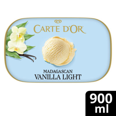 Carte D'or Madagascan Vanilla Light Ice Cream Dessert Tub