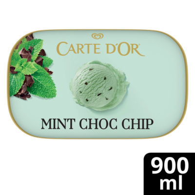 Carte D'or  Ice Cream Tub Refreshing Mint Choc Chip 900 ml