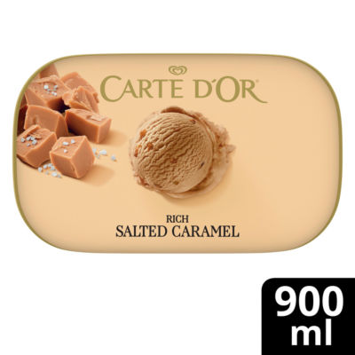 Rich Salted Caramel Ice Cream Tub 900 ml
