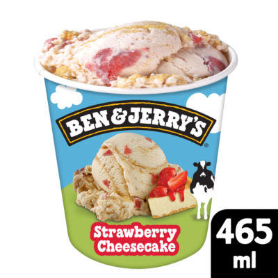Strawberry Cheesecake Ice Cream Tub 465ml thumbnail 2