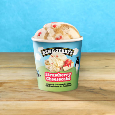 Strawberry Cheesecake Ice Cream Tub 465ml thumbnail 4