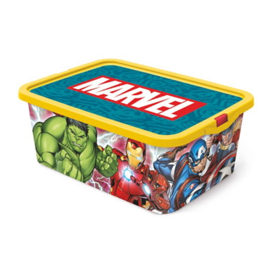 Marvel Plastic Storage Click Box 13L thumbnail 2