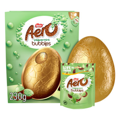 Bubbles Peppermint Milk Chocolate Giant Easter Egg 230g thumbnail 2
