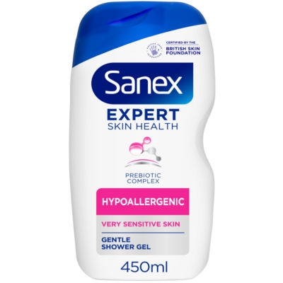 Expert Skin Health Hypoallergenic Shower Gel Body Wash 450ml thumbnail 2
