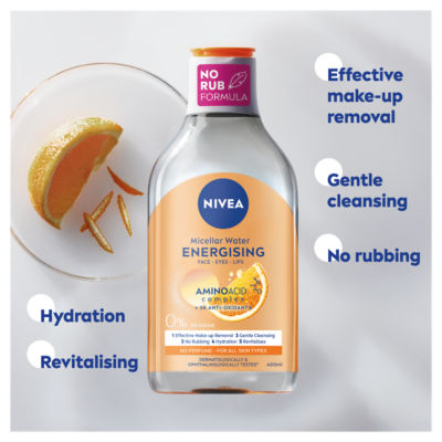 NIVEA Micellar Water Energising 400ml thumbnail 4