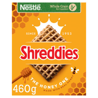 Shreddies Honey Malted Wheats Breakfast Cereal 460g thumbnail 2