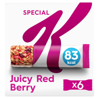 Special K Juicy Red Berry Snack Bars 6x21.5g thumbnail 2