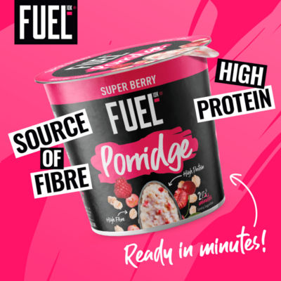 High Protein Super Berry Porridge Oat Cereal Pot 70g thumbnail 3