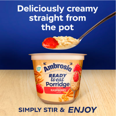 Ready to Eat Porridge Oat Cereal Pot Raspberry Layer 210g thumbnail 3