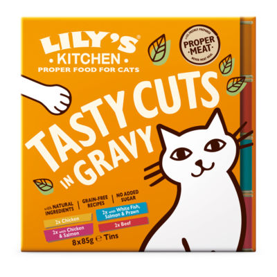 Lily's Kitchen Tasty Cuts in Gravy Mixed Multipack Wet Food for Cats