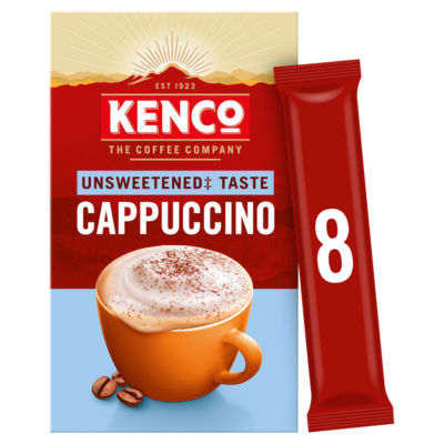 Unsweetened Cappuccino Instant Coffee Sachets 8x11.1g (88.8g) thumbnail 2
