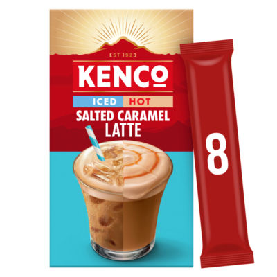 Iced Hot Salted Caramel Latte Instant Coffee Sachets x8 thumbnail 2