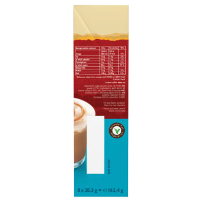 Iced Hot Salted Caramel Latte Instant Coffee Sachets x8 thumbnail 4