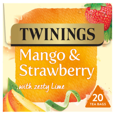 Mango & Strawberry with Zesty Lime 20 Tea Bags 50g thumbnail 2