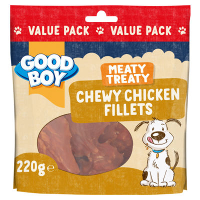Meaty Treaty Chewy Chicken Fillets 220g thumbnail 2