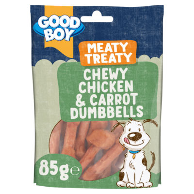 Meaty Treaty Chewy Chicken & Carrot Dumbbells 85g thumbnail 2