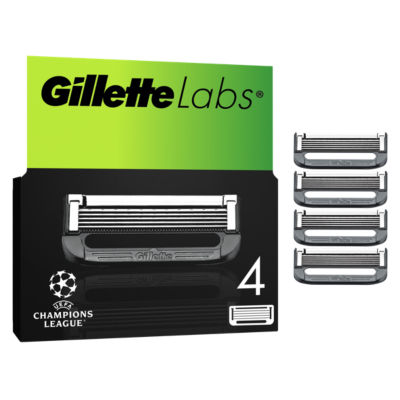 UEFA Champions League Special Edition  Labs, Pack of 4 Razor Blades Refills
