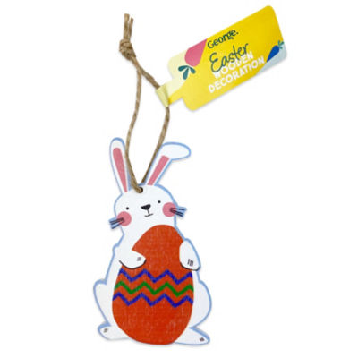 Bunny Wooden Bauble thumbnail 2
