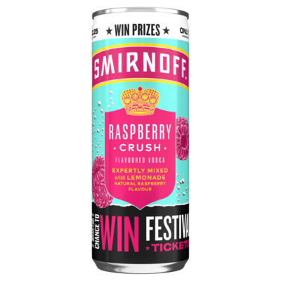 Raspberry Crush & Lemonade 5% vol Ready To Drink Premix 250ml Can thumbnail 2